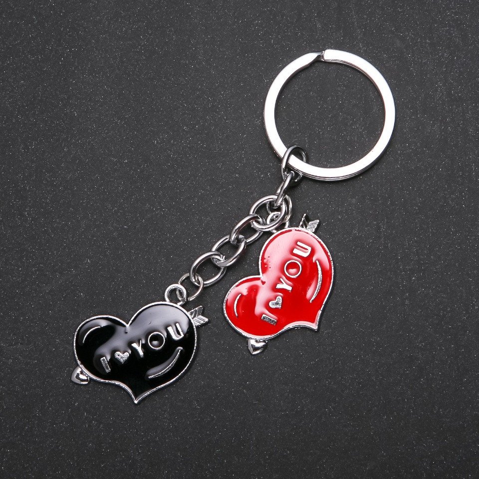 Брелок Серця колір металу "срібло", фото 1