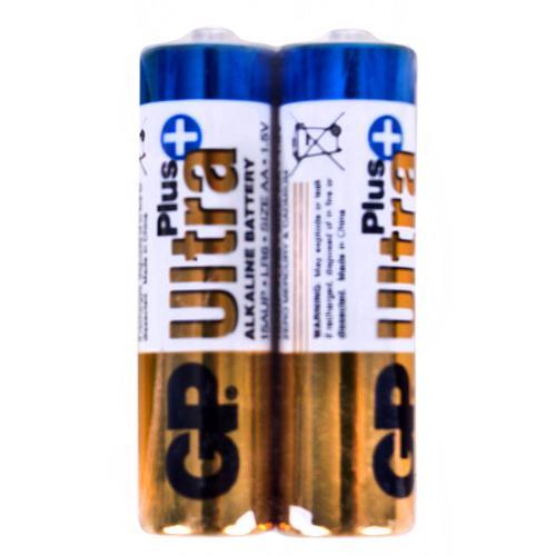 Батарейка GP ULTRA PLUS ALKALINE 1.5V 15AUPHM-2S2 лужна, LR6, АА (4891199103650), фото 1