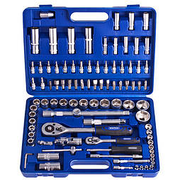 Werker. Універсальний набір інструменту 1/4"&1/2", 94 передм. (6 гран.) (UN-1094П-6)