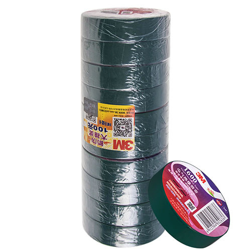 Зелена Ізострічка 3М 19мм*18.3м*0.13мм Green ПВХ, фото 1