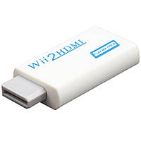 Wii - HDMI адаптер, конвертер видео + аудио, 1080P