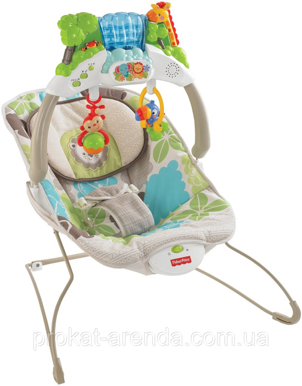 Шезлонг Fisher-Price "Друзі тропічного лісу"
