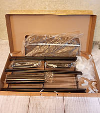 Тканинний шафа для взуття на 5 полиць Combination Shoe Frame | 60х30х90 см коричневий (Реальні фото), фото 2