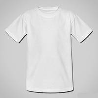 Біла Футболка дитяча двошарова для сублімації 86-152