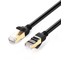 Интернет кабель UGREEN NW107 Cat 7 F/FTP Патч корд 4PR/28AWG Ethernet RJ45 High Speed 10 Гбит\с LAN (0.5-15 м) 1