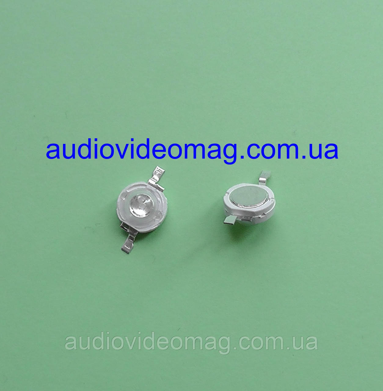 Потужний світлодіод 3V 1 Ватт, колір - синій, фото 1