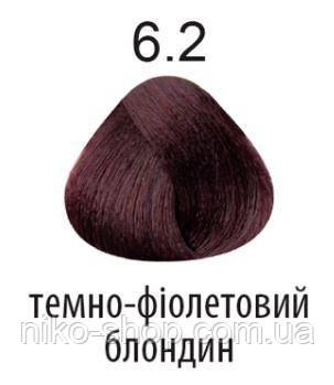 Kaaral 360 Colours.Стійка крем-фарба тон 6.2 темно-фіолетовий блондин 100 мл