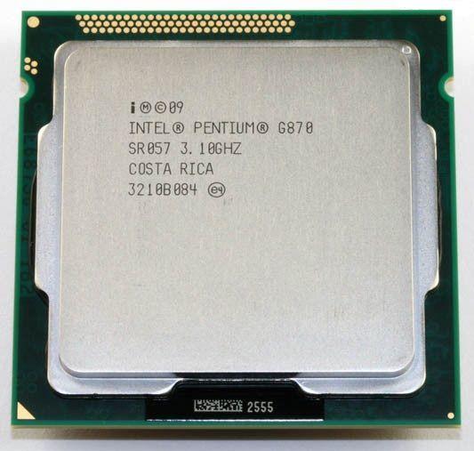 Б/В, Процесор, Intel Pentium G870, s1155, 2 ядра, 3 гГц
