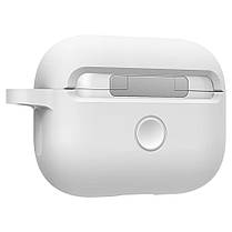 Чохол Spigen для AirPods Pro Silicone Fit, White, фото 4