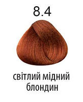 Kaaral 360 Colours.Стійка крем-фарба тон 8.4 світлий мідний блонд 100 мл