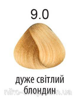 Kaaral 360 Colours.Стійка крем-фарба тон 9.0 дуже світлий натуральний блондин 100 мл