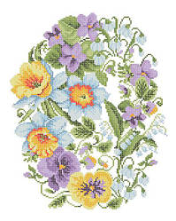 ХВГ-036. Схема для вишивки бісером Великодній рушничок.