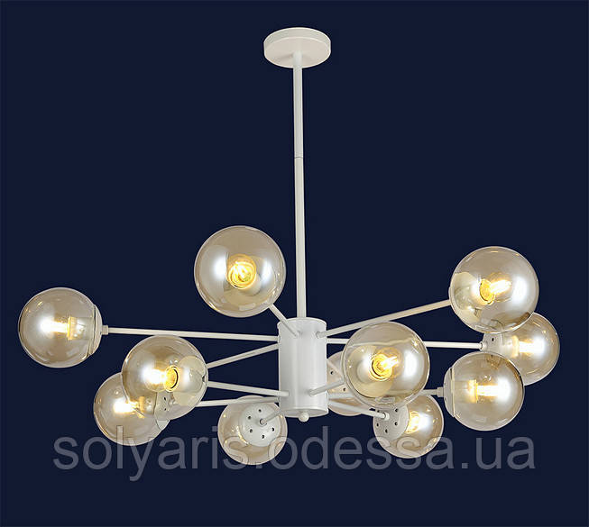 Люстра лофт 7526033-12 WH+BR