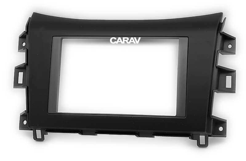 2-DIN переходная рамка NISSAN NP300, Navara, Frontier 2014-2016 / RENAULT Alaskan 2016+ (Gloss), CARAV 11-575 - фото 2 - id-p1123669903