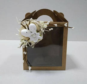 Коробки з декором крафт