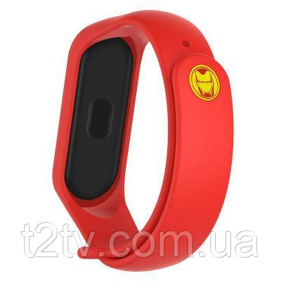 Ремінець до фітнес браслета Armorstandart Superhero Edition for Xiaomi Mi Band 4/3 Iron Man Red (ARM55062), фото 1