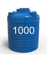 Емкость пластиковая для воды двухслойная вертикальная 1000 литров.