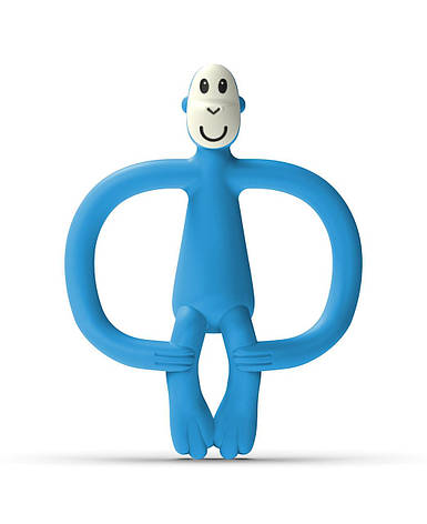 Іграшка-прорізувач Мавпа Matchstick Monkey (синій, 11 см) (MM-ONT-017), фото 2