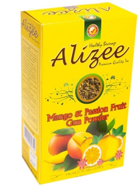Зелений листовий чай із маракуєю й ананасом Алізе Манго Пешн Фрут 100 грамів, фото 1