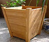 Кашпо дерев'яне для квітів 500х500х600 мм., фото 2