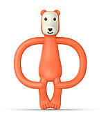 Іграшка-прорізувач Ведмідь Matchstick Monkey (жовтогарячий, 11 см) (MM-B-001)