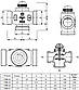 Триходовий термостатичний клапан HERZ CALIS-TS-RD DN32 (1 7761 41), фото 3