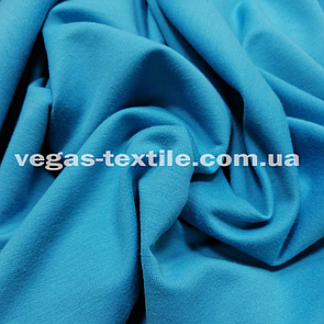 Тканина Двонитка Блакитна Бірюза (футер) Трикотаж