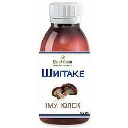 Витяжка з гриба Шиїтаке — Підсилює ефект протипухлинного лікування, ДанікаФарм, 100 мл, фото 1