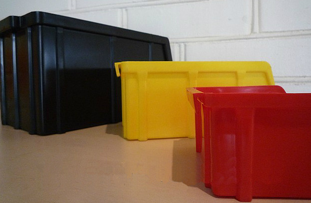 Коробки для метизов 700 ЧЕРНЫЙ 200 х 210 х 330 пластиковые метизные ящики для хранения в гараже - фото 3 - id-p636470219