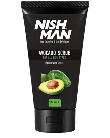 Чоловічий скраб для особи Nishman Natural Avocado Face Scrub, 150 мл, фото 2