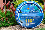Шланг садовий Tecnotubi Ocean для поливання діаметр 5/8 дюйма, довжина 20 м (OC 5/8 20), фото 2