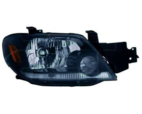 Фара правая Mitsubishi Outlander I механічний хромований розсіювач (FPS). MN150492