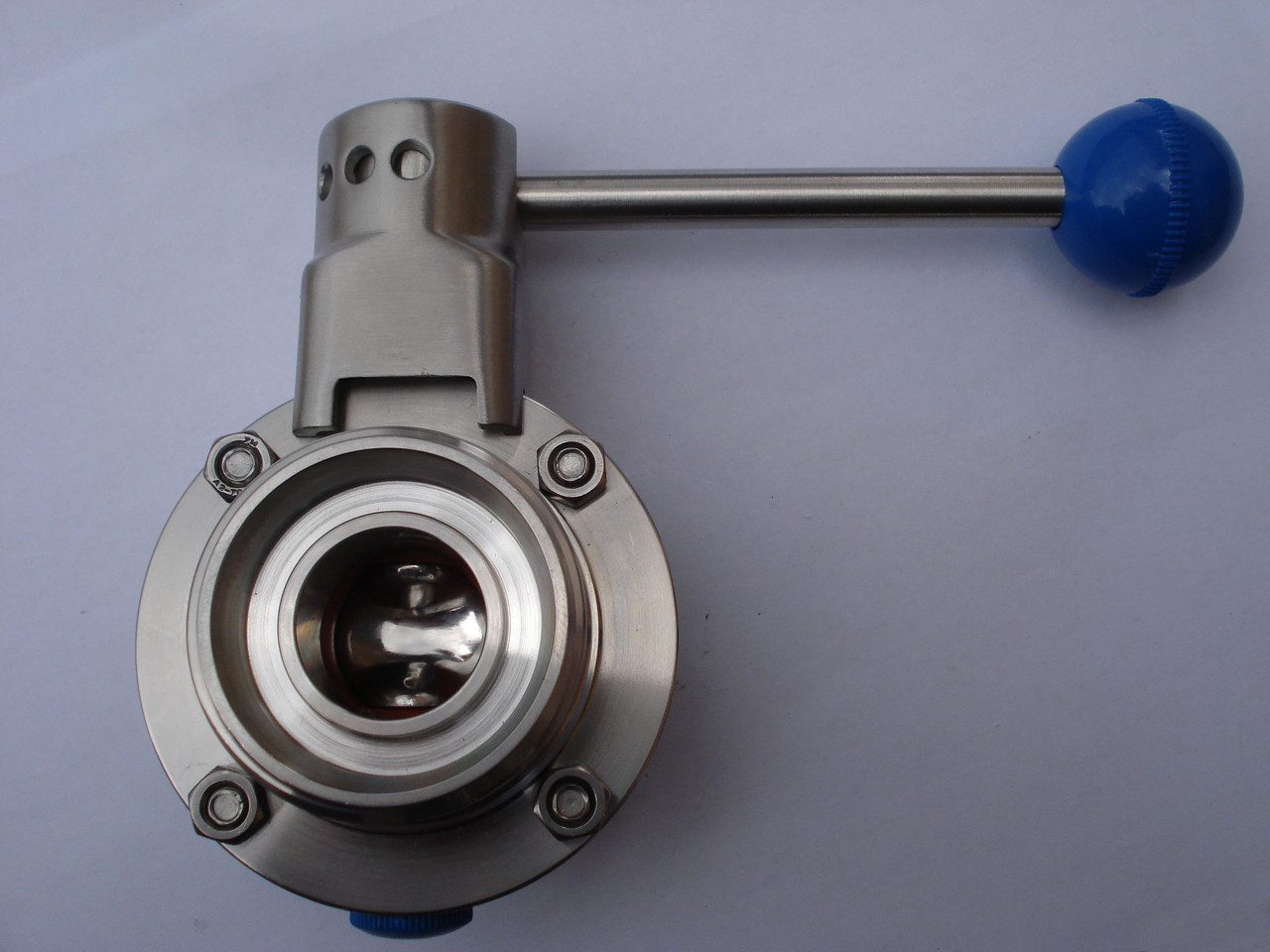 Шиберний кран A 304 зварювання/гайка DN 50, фото 1