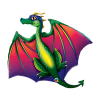Q 45" Mythical Dragon Мистический дракон