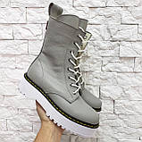 Жіночі високі черевики на шнурівці демісезонні WooDstock, фото 8