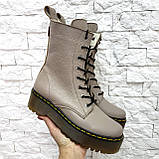 Жіночі високі черевики на шнурівці демісезонні WooDstock, фото 9
