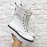 Жіночі високі черевики на шнурівці демісезонні WooDstock, фото 3