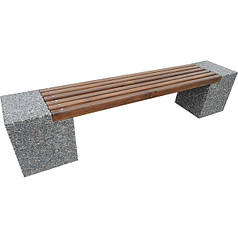 Лавка бетонна «Паркова», лава садова вулична.