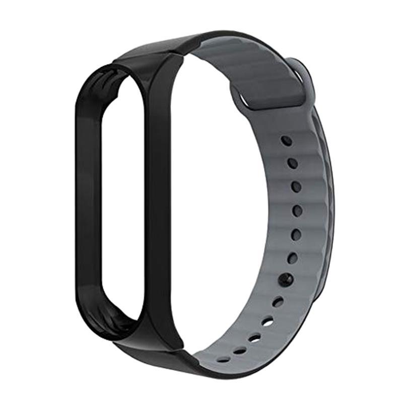 Ремінець TPU Armorstandart Sport для Xiaomi Mi Band 3 Black/Grey (ARM54514)