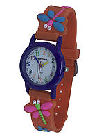 Дитячий наручний годинник Метелик, Стрекоза яскраві стрілки, з цифрами
