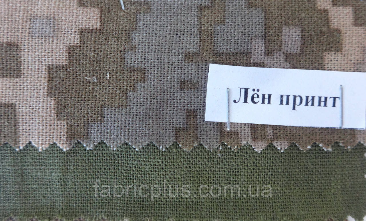 Льон-віскоза камуфляж
