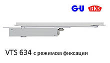 Доводчик дверей прихованого монтажу G-u VTS 634 з фіксацією.