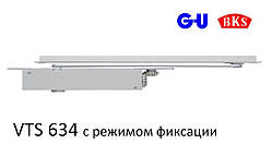 Доводчик дверей прихованого монтажу G-u VTS 634 з фіксацією.