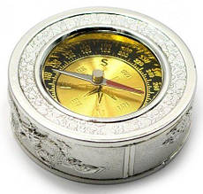 Компас серебристый