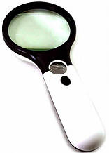 Лупа  с подсветкой, черный