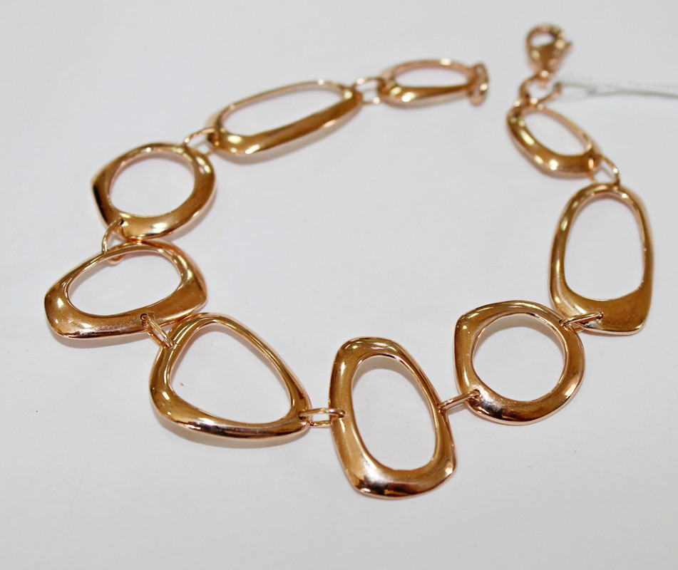 Браслет із золота 585 прбы Геометрія, фото 1