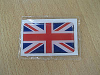 Наклейка s силиконовая флаг 50х30х0,8мм Великобритании Англии в на авто