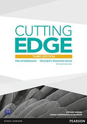 Cutting Edge Third Edition Pre-Intermediate teacher's Book with Resource Disc