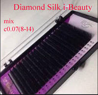 Ресницы i-Beauty Diamond Silk "MIX" C0.07 8-14мм