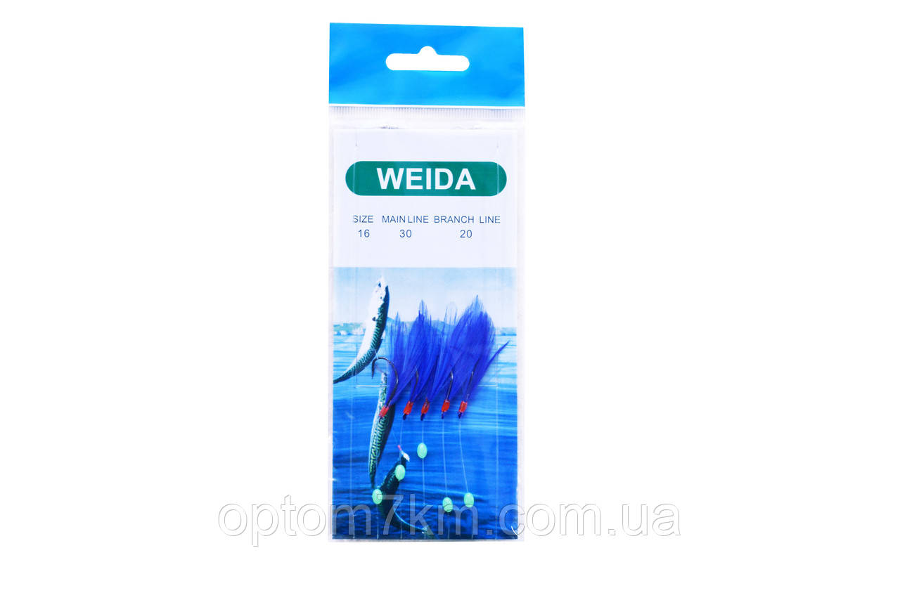 Спінінгова оснастка WEIDA (самодур) 16/30/20